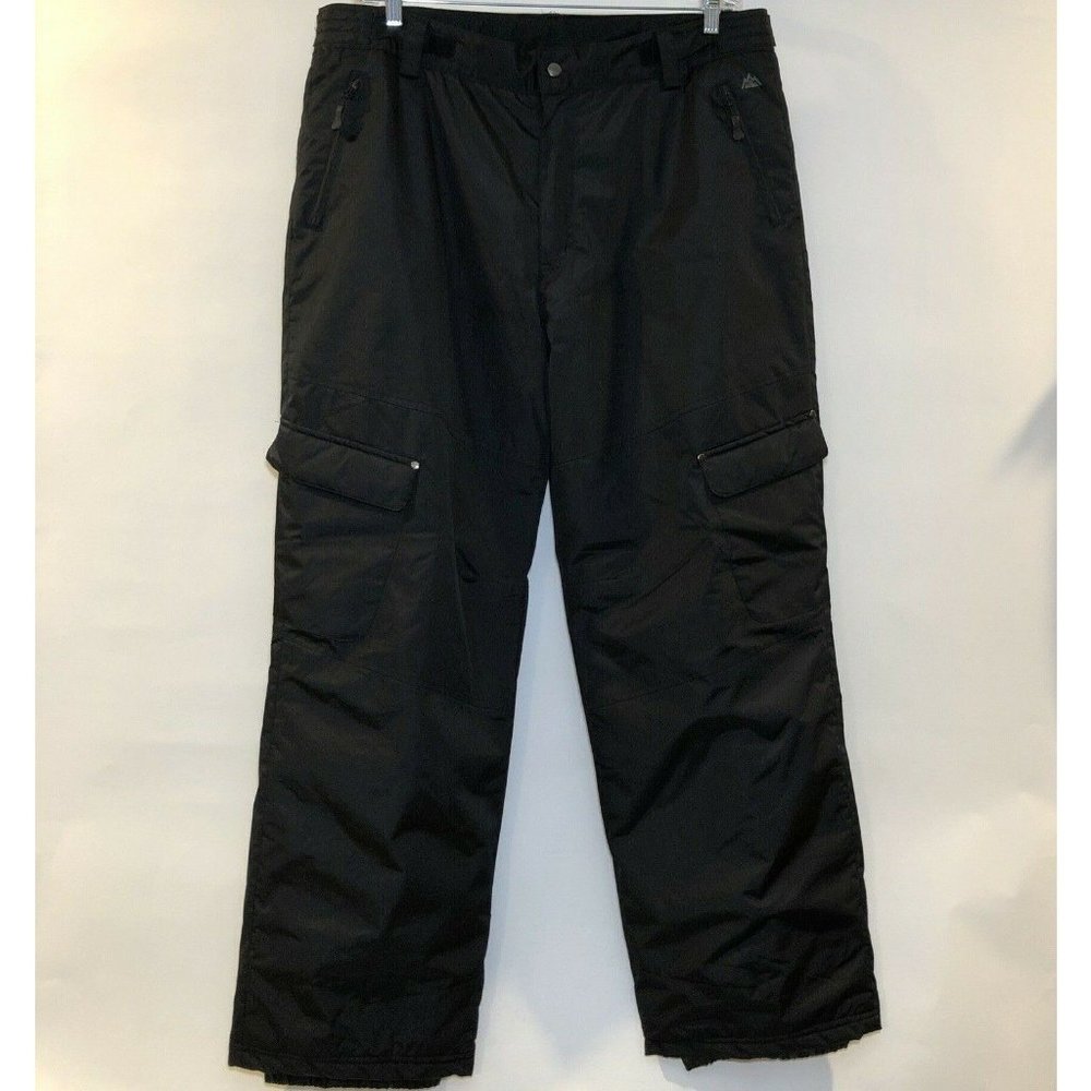 Snozu Mens XL 40x33 Pants Snowboarding Snow Ski Adjustable Pockets Insulated